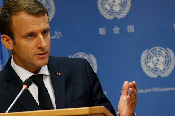 Macron stakes claim to being the anti-Trump during UN address