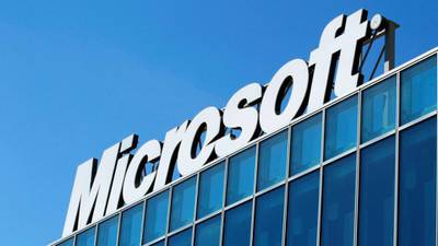 Microsoft beats forecast in first quarter