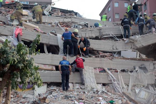 Strong earthquake kills at least 19 in Turkey and Greek islands