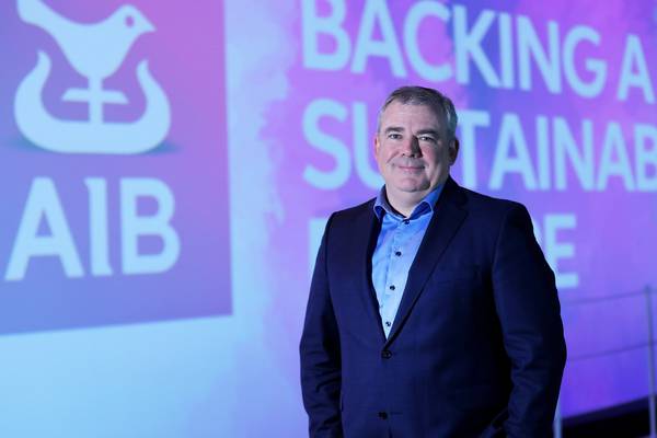 AIB boss Bernard Byrne: ‘The economy is looking pretty good at this stage’