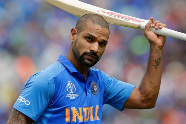 India’s Shikhar Dhawan out of remainder of World Cup