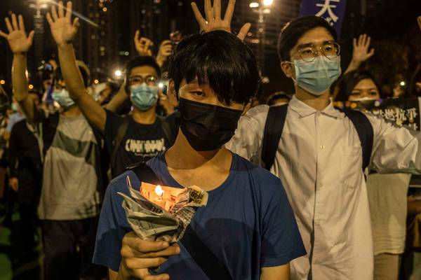 Thousands defy ban in Hong Kong on Tiananmen anniversary