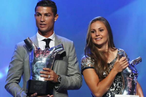 Cristiano Ronaldo pips Lionel Messi to Uefa Player of the Year