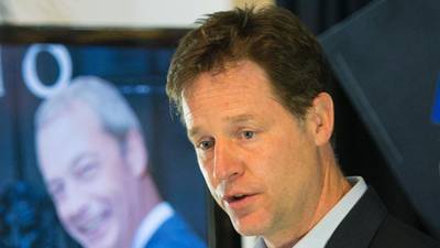 Nick Clegg warns of right-wing alliance if Conservatives  win