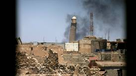 Shock and anger in Mosul after Isis destroys historic mosque