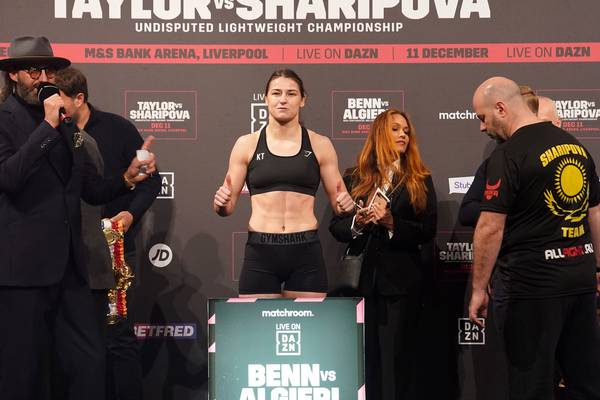 Katie Taylor says she’s ready for challenge from Furiza Sharipova