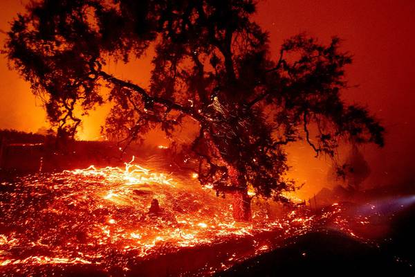 ‘Potentially historic’: Dangerous winds expected as fires burn across California