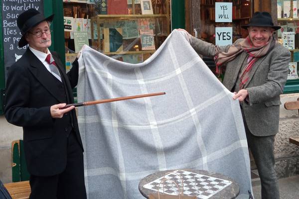 Blanket Attack – Frank McNally on how James Joyce put the text in textiles (or vice versa)