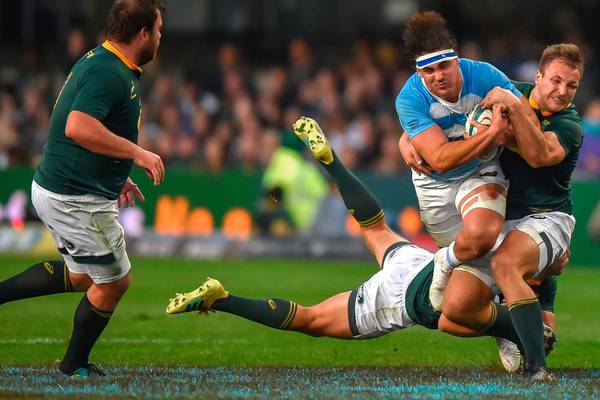 South Africa wake from slumber to run in six tries against Argentina