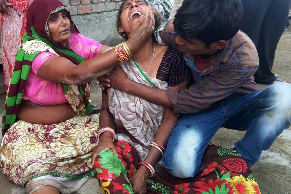 Wall collapse kills 24 during wedding celebration in India