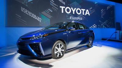 Toyota  to share its fuel cell patents for free