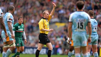 Dylan Hartley red card overshadows Leicester’s title triumph