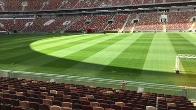 Irish company installs pitch for World Cup final