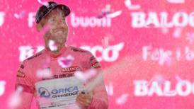 Rotten luck for Dan Martin as he crashes out of Giro d’Italia