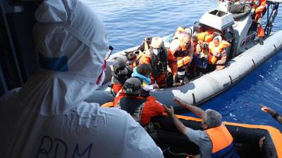 International flotilla rescues 5,900 from Mediterranean in a weekend