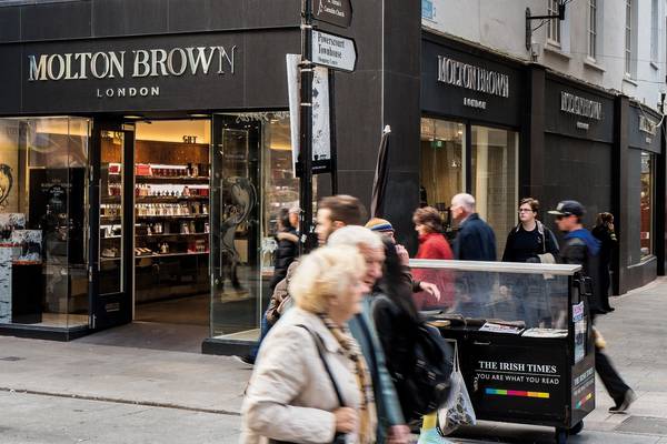 Molton Brown building on Grafton Street for sale for €9m
