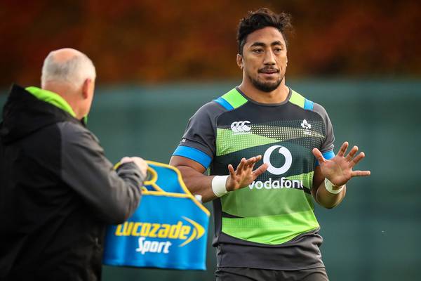 Bundee Aki in line for Ireland debut with Cian Healy to start