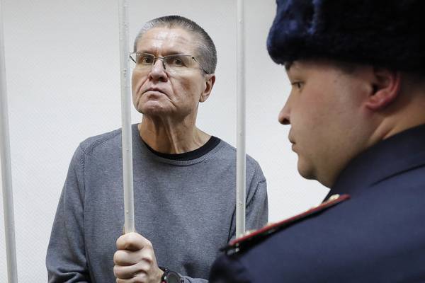 Russia’s former economy minister jailed for graft