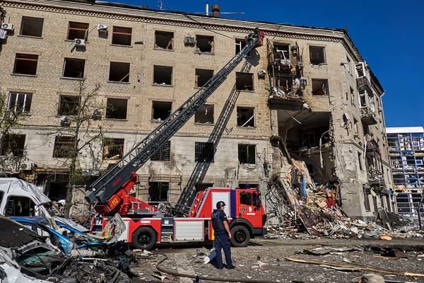 Ukraine war: Russian bomb attack kills three, injures dozens in Kharkiv