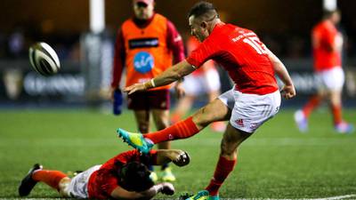 JJ Hanrahan leads Munster to rare win in Cardiff