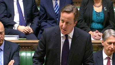 Raqqa  is head of  snake, says Cameron as he calls for Syrian air strikes