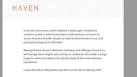 Amazon, Berkshire and JPMorgan to close joint health care venture Haven