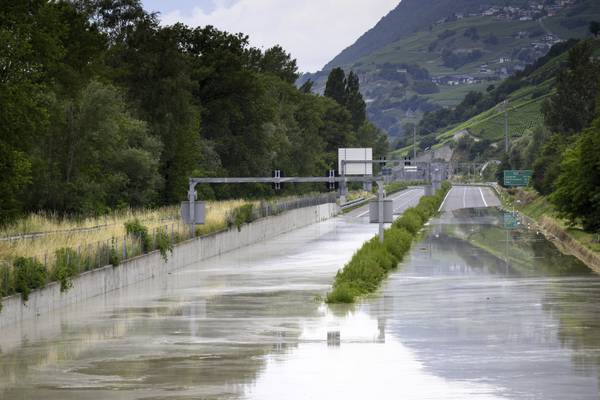 At least four dead in Switzerland and Italy as storms cause flooding and landslides