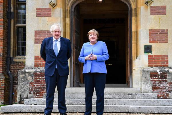 Johnson and Merkel ‘optimistic’ progress can be made on protocol
