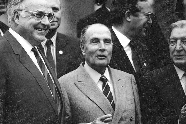 Helmut Kohl was forever grateful for Irish support during EU presidency